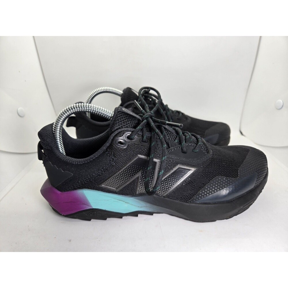New Balance Dynasoft Nitrel V6 Trail Shoes Women's 8.5 D Black Hiking Sneakers